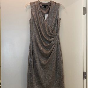 Lauren Gold Metallic Dress
